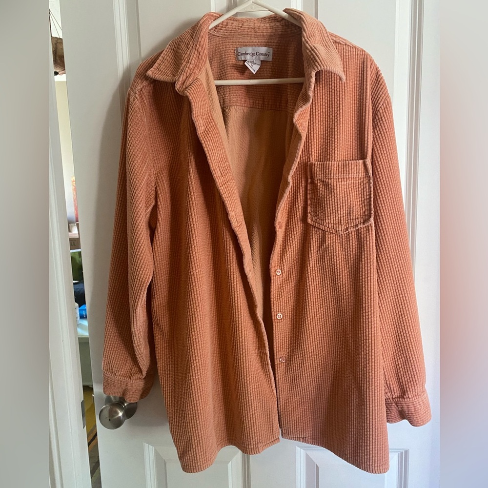 Cambridge Country Terracotta Button-Up Shirt